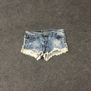 Lace Trim Short Shorts | Rue21